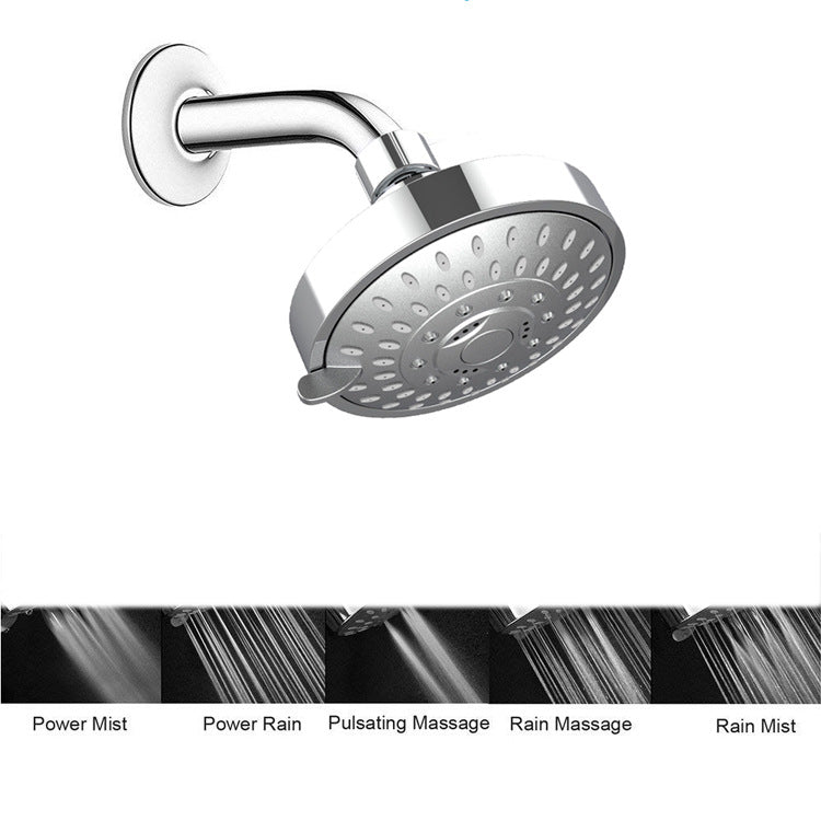 BowLift | Wall-mounted Metal Shower Head Modern Round Shower Head Fixed Shower Head
