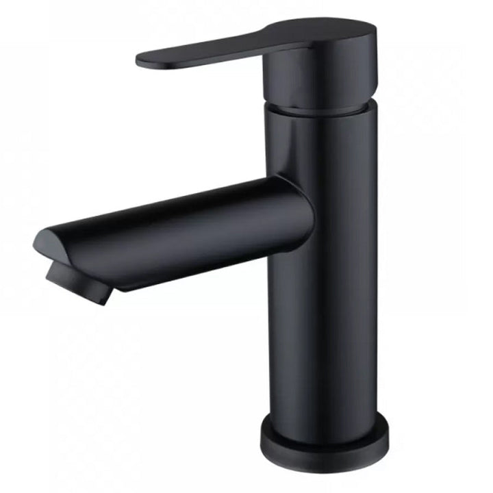 BowLift | Modern Silver Washbasin Mixer Single Lever Bathroom Faucet with Lever Handle
