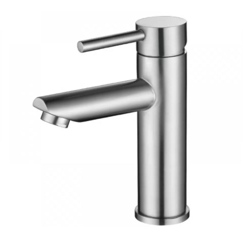 BowLift | Modern Silver Washbasin Mixer Single Lever Bathroom Faucet with Lever Handle