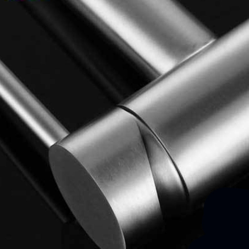 BowLift | Modern Silver Washbasin Mixer Single Lever Bathroom Faucet with Lever Handle