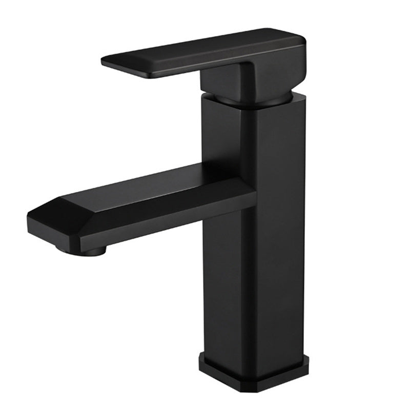 BowLift | Single Hole Faucet 6.69" H Modern Low Arc Bathroom Faucet