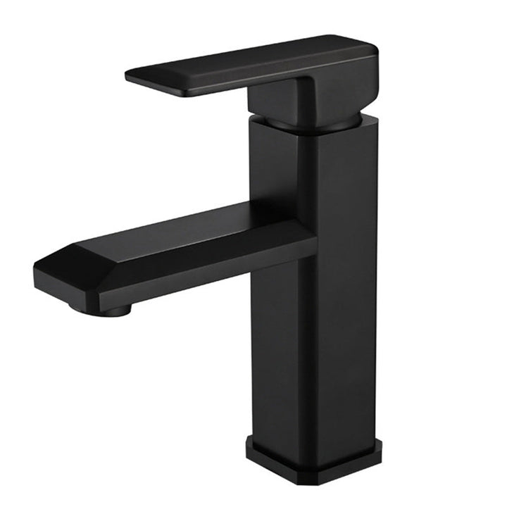 BowLift | Single Hole Faucet 6.69" H Modern Low Arc Bathroom Faucet