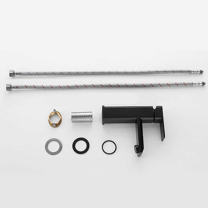 BowLift | Single Hole Faucet 6.69" H Modern Low Arc Bathroom Faucet