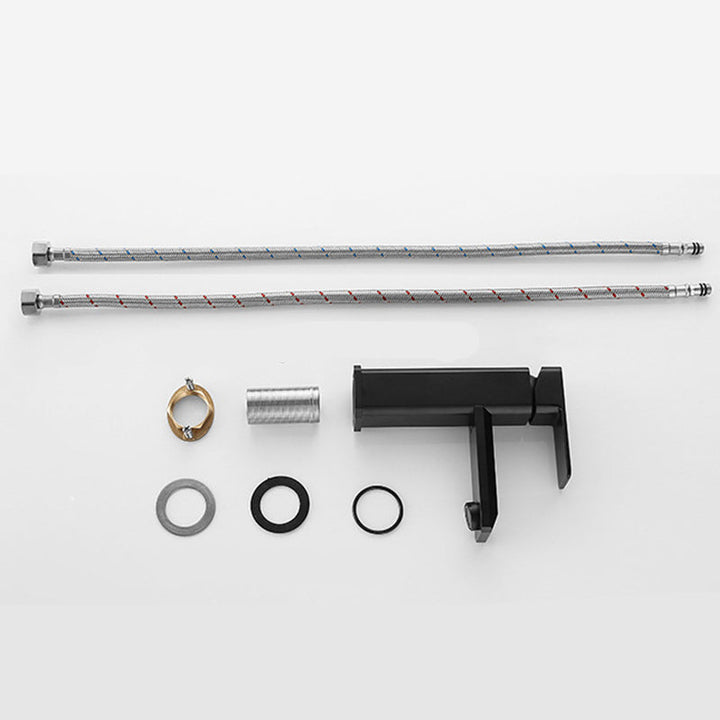 BowLift | Single Hole Faucet 6.69" H Modern Low Arc Bathroom Faucet