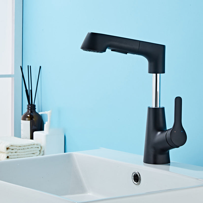 BowLift | Contemporary Style Center Sink Faucets Lever Handles Faucets for Bathroom