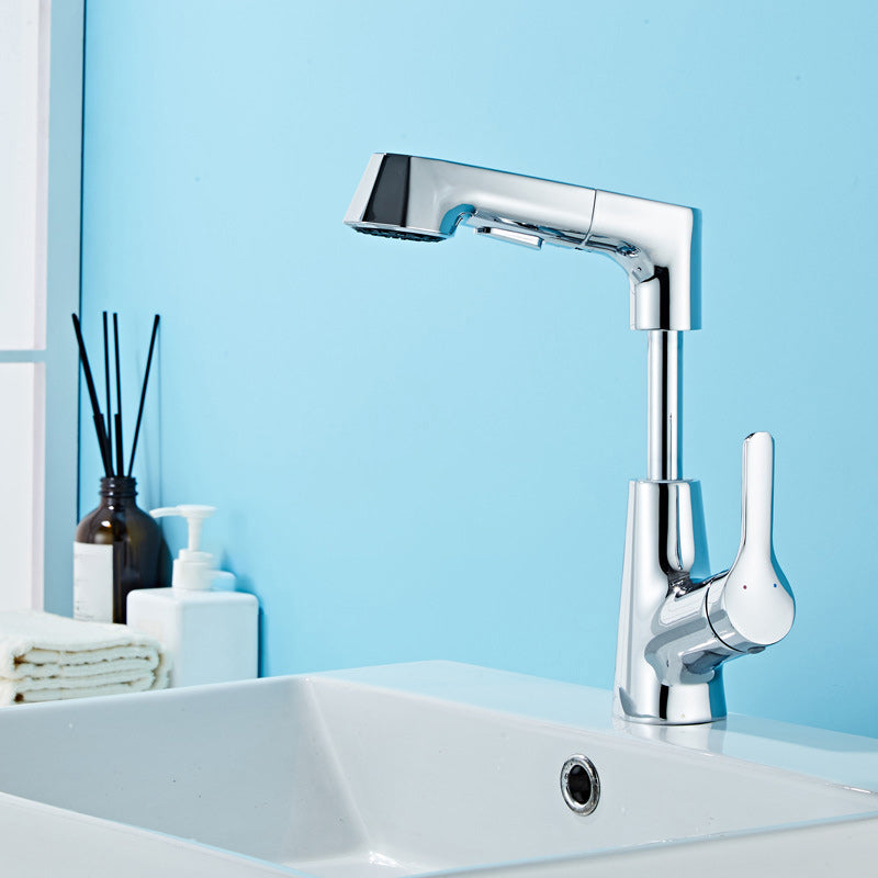 BowLift | Contemporary Style Center Sink Faucets Lever Handles Faucets for Bathroom