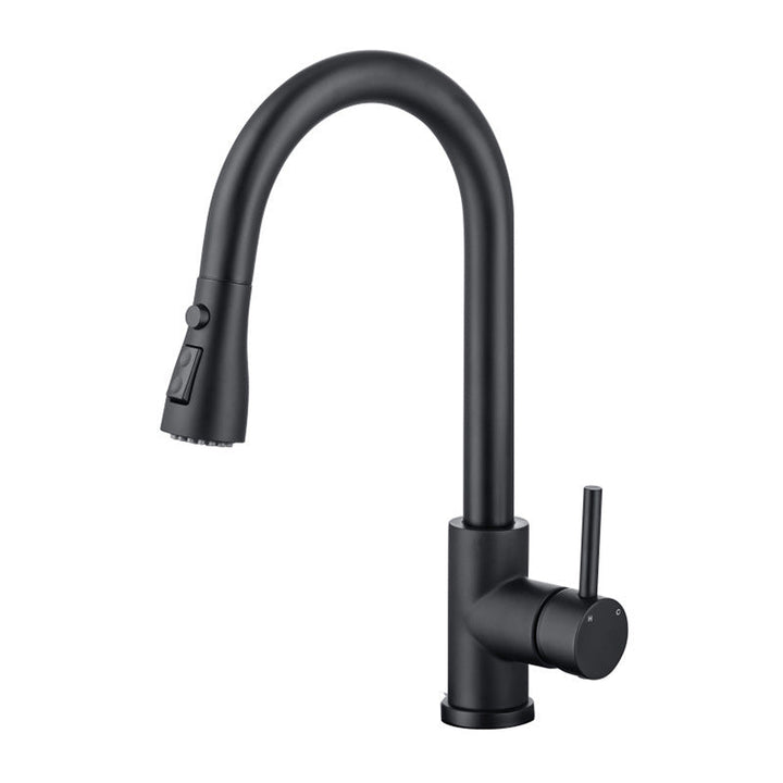 BowLift | Modern Style Extendable Sink Faucet Single Handle Stainless Steel Sink Faucet