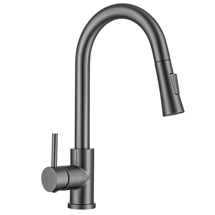 BowLift | Modern Style Extendable Sink Faucet Single Handle Stainless Steel Sink Faucet