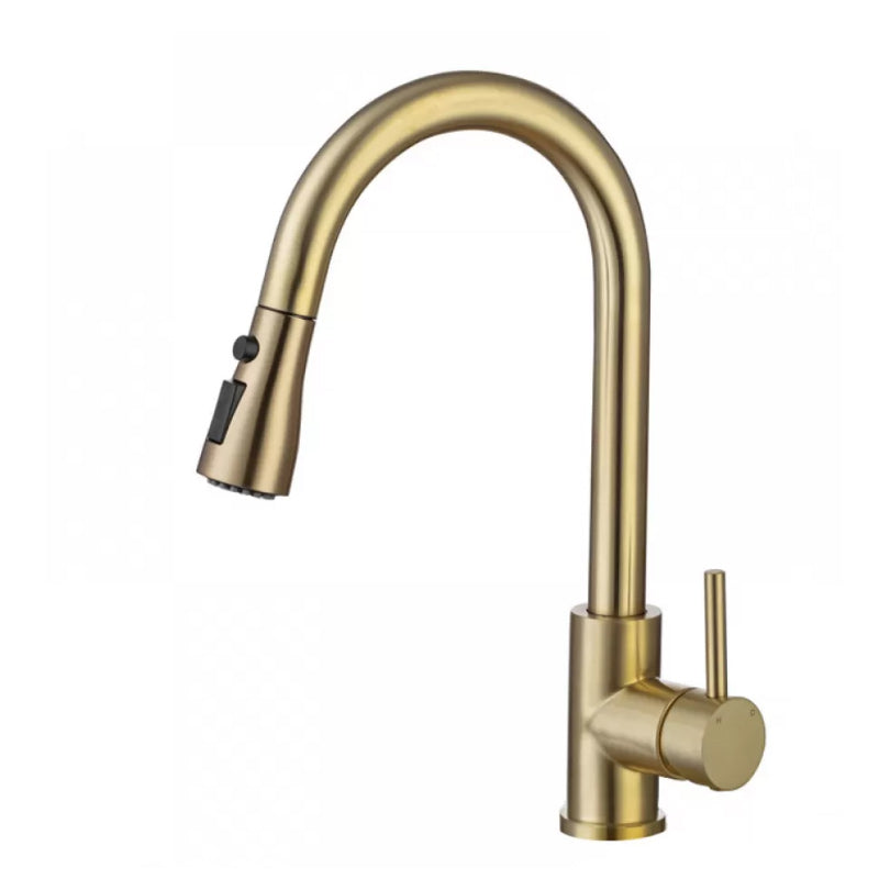 BowLift | Modern Style Extendable Sink Faucet Single Handle Stainless Steel Sink Faucet