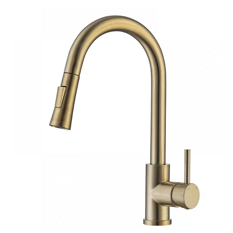 BowLift | Modern Style Extendable Sink Faucet Single Handle Stainless Steel Sink Faucet