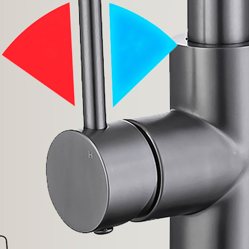 BowLift | Modern Style Extendable Sink Faucet Single Handle Stainless Steel Sink Faucet