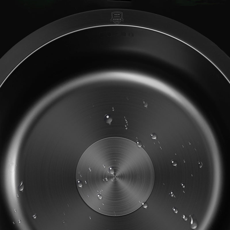 BowLift | Classic Round Sink Stainless Steel Built-in Sink Non-Slip Round Basin for the Kitchen