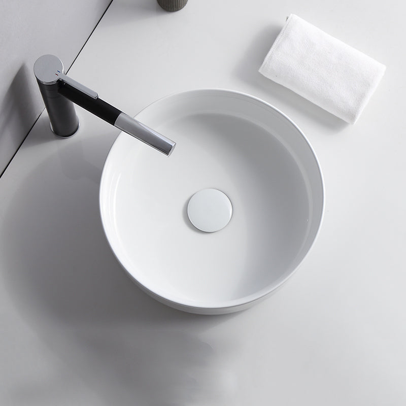 BowLift | Modern Sink Ceramic Solid Color Round Sink