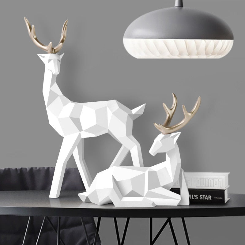 BowLift | Abstract Deer Figures Pair