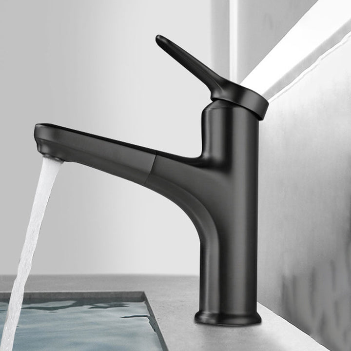 BowLift | Simplicity Brass Sink Faucet Low Arc Single Color Centerset Vanity Faucet for the Bathroom