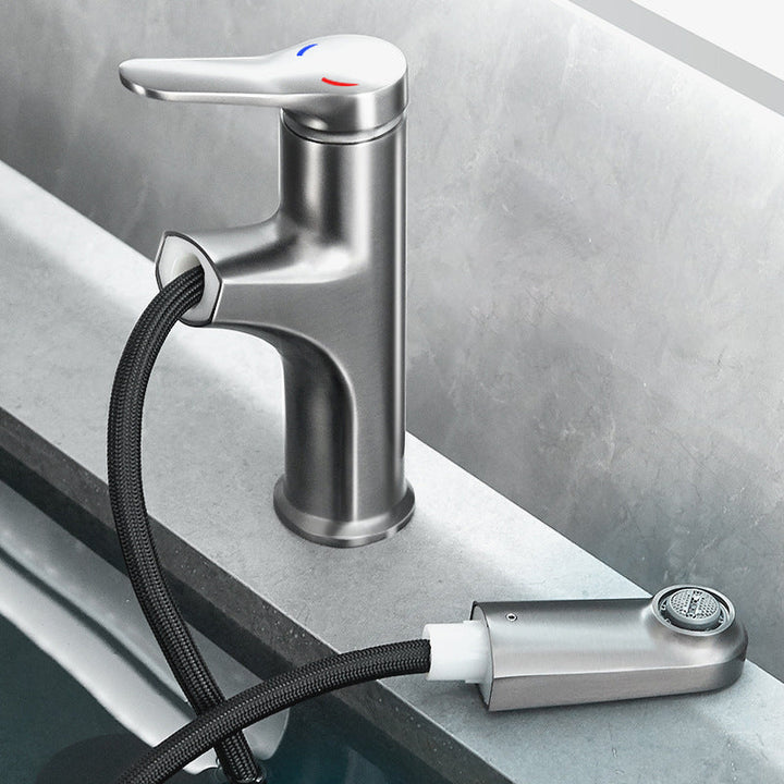 BowLift | Simplicity Brass Sink Faucet Low Arc Single Color Centerset Vanity Faucet for the Bathroom