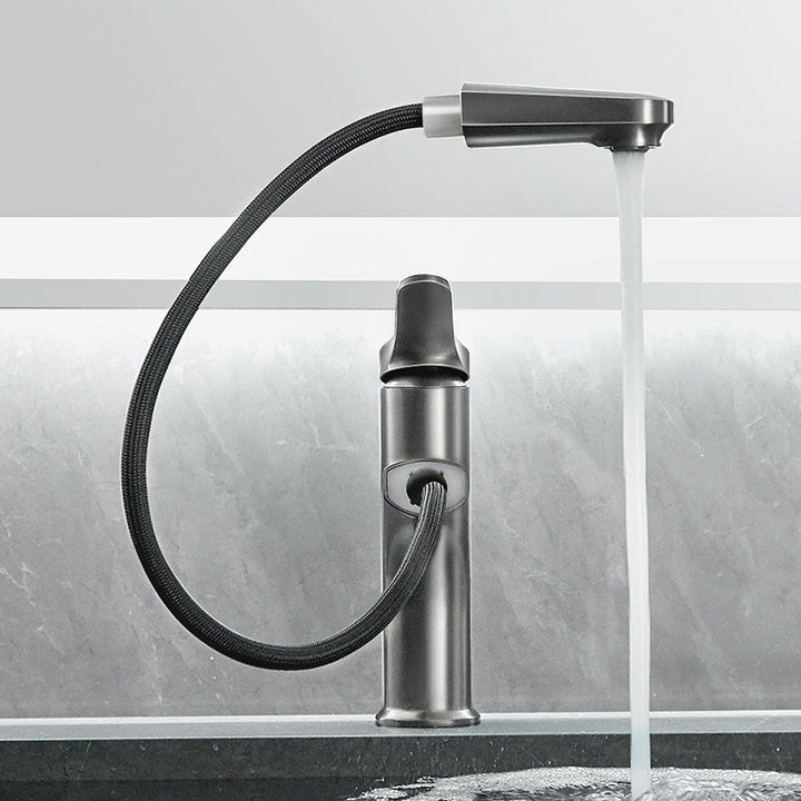 BowLift | Simplicity Brass Sink Faucet Low Arc Single Color Centerset Vanity Faucet for the Bathroom