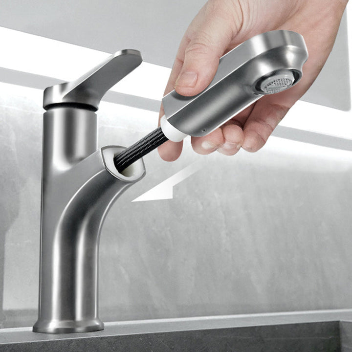 BowLift | Simplicity Brass Sink Faucet Low Arc Single Color Centerset Vanity Faucet for the Bathroom