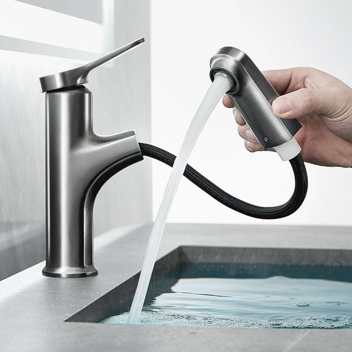 BowLift | Simplicity Brass Sink Faucet Low Arc Single Color Centerset Vanity Faucet for the Bathroom