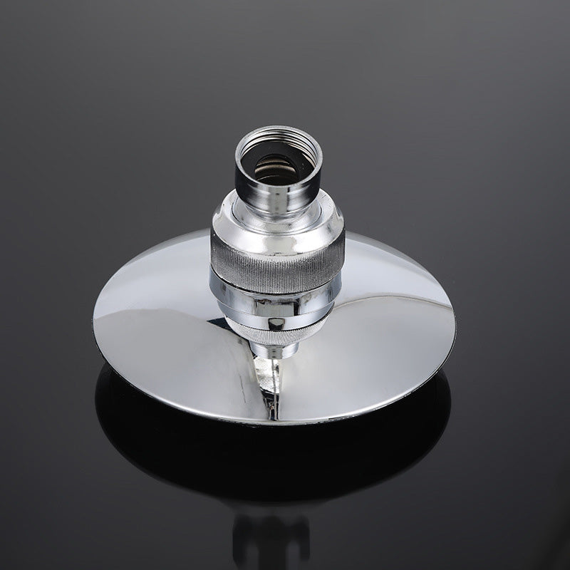 BowLift | Round Shape Shower Head Modern Swiveling Wall Mounted Fixed Shower Head