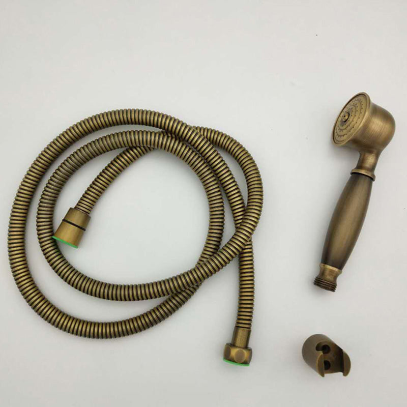 BowLift | Traditional Handheld Shower Head with Hose Polished Brass Wall Mounted Shower Head