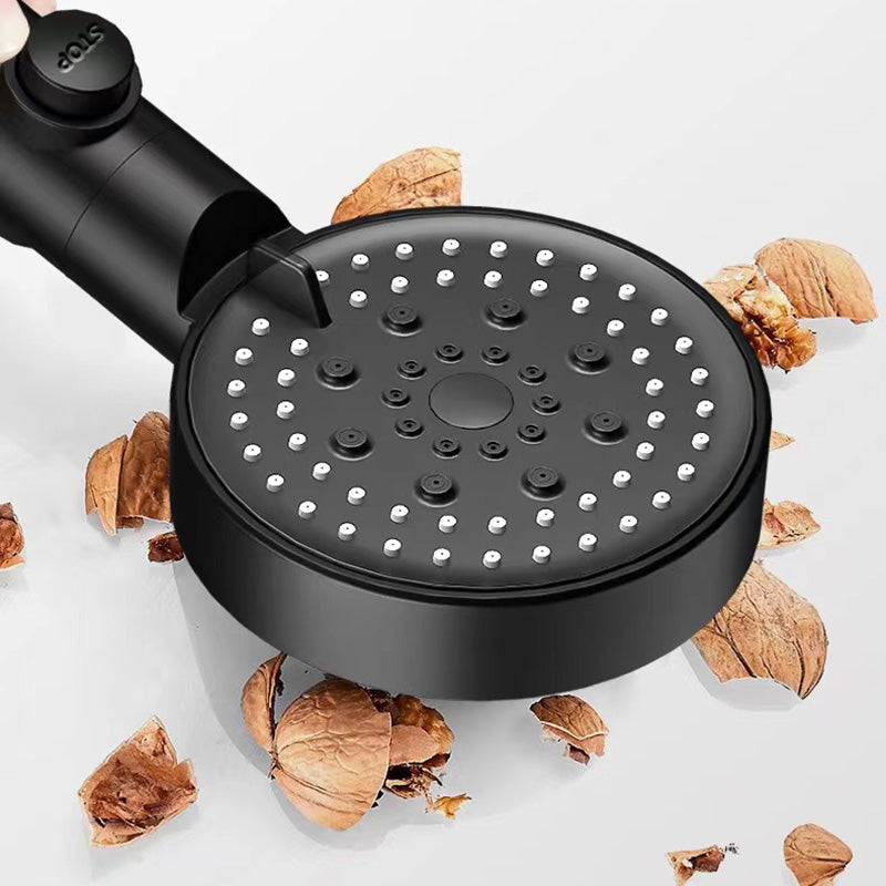 BowLift | Round Handheld Shower Head Plastic Adjustable Spray Pattern Shower Head for Home
