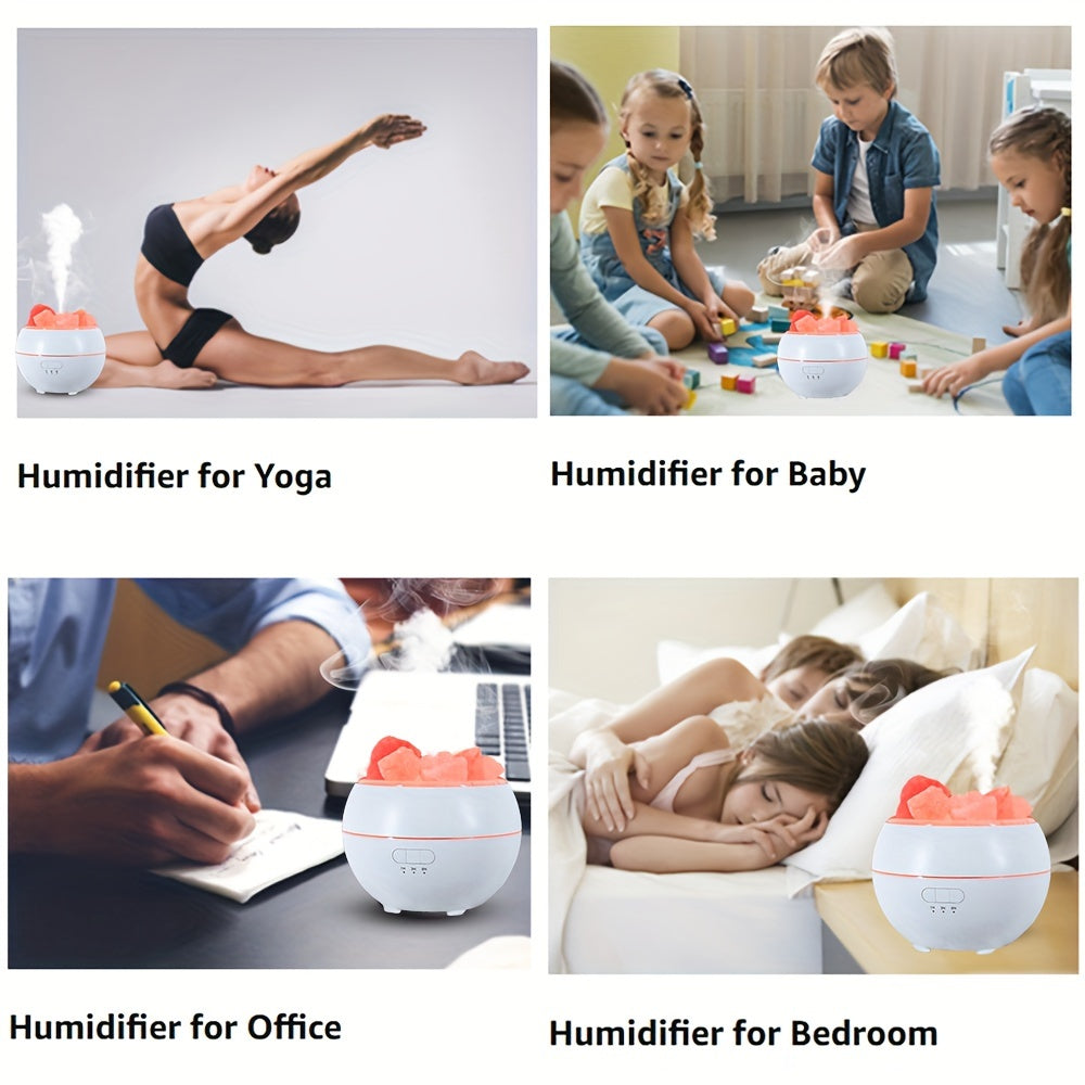 BowLift | Salt lamp diffuser - 3-in-1 essential oil diffuser, Himalayan salt lamps & humidifier
