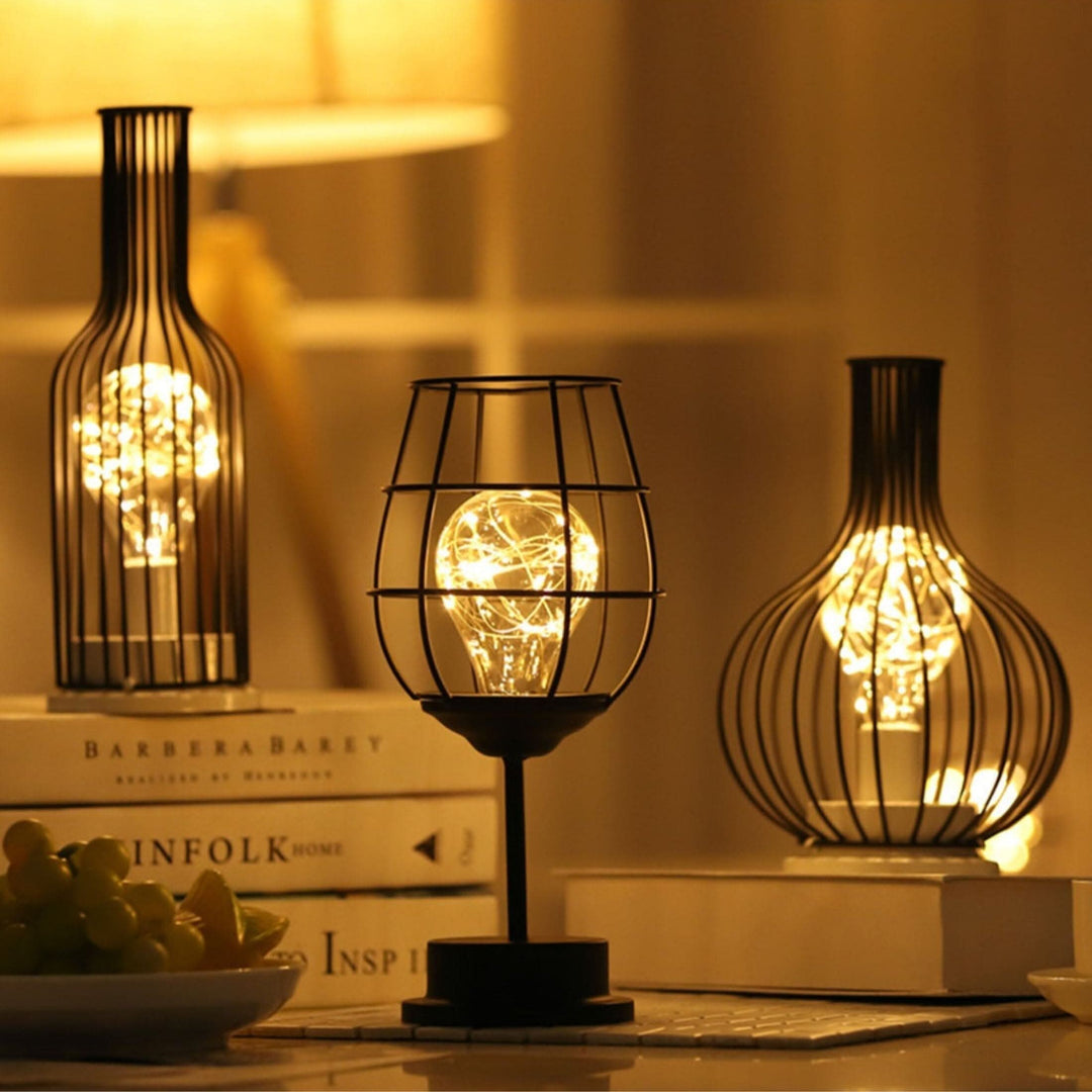 BowLift | Modern Black Table Lamp with Fabric Shade 45cm