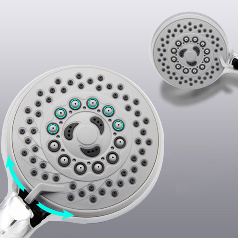 BowLift | Contemporary Style Shower Head Round Plastic Handheld Shower Head