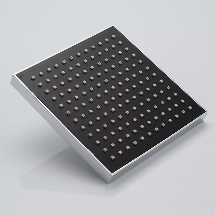 BowLift | Modern square fixed shower head with shower arm Wall-mounted shower head made of stainless steel