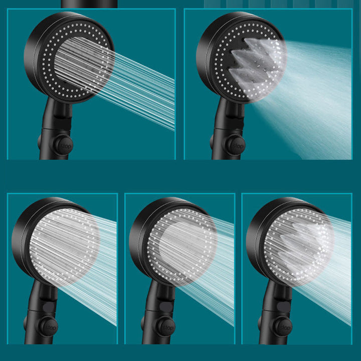 BowLift | Plastic Showerhead Modern Bathroom Showerhead with Adjustable Spray Pattern