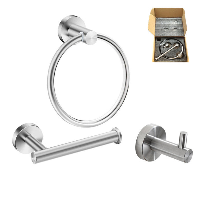 BowLift | Stainless Steel Bathroom Set 3-piece Modern Style Simple Bathroom Accessories Set