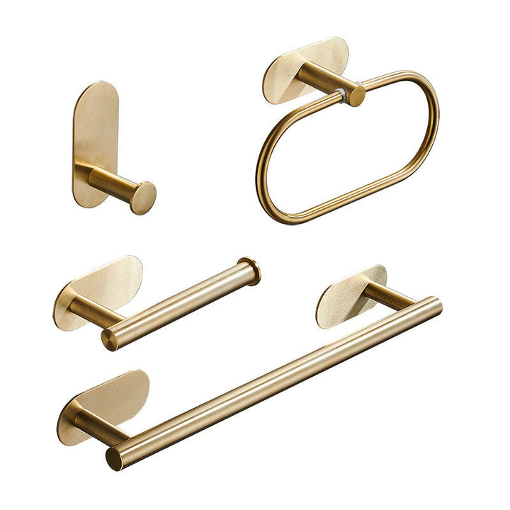 BowLift | Modern Simple Metal Bathroom Accessories as Individual Piece or in Set in Gold