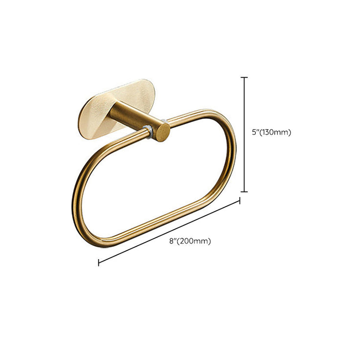 BowLift | Modern Simple Metal Bathroom Accessories as Individual Piece or in Set in Gold
