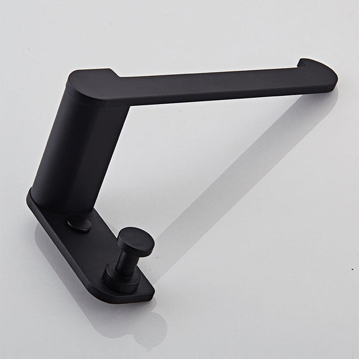 BowLift | Metal Bathroom Set 5-piece Modern Style Black Bathroom Accessories Set