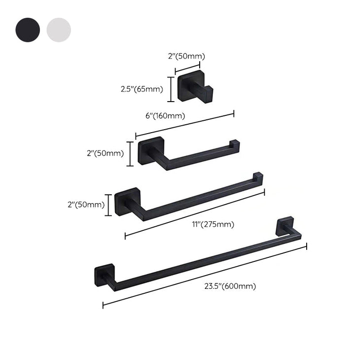 BowLift | Stainless Steel Bathroom Fittings Modern Style Simple Bathroom Fitting Set