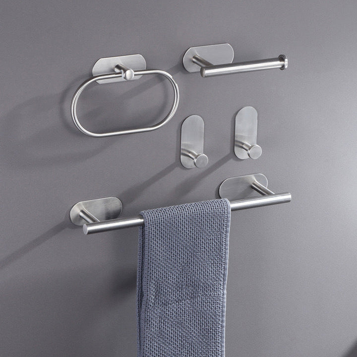BowLift | Metal Bathroom Set 4-piece Modern Style Bathroom Fixtures Set
