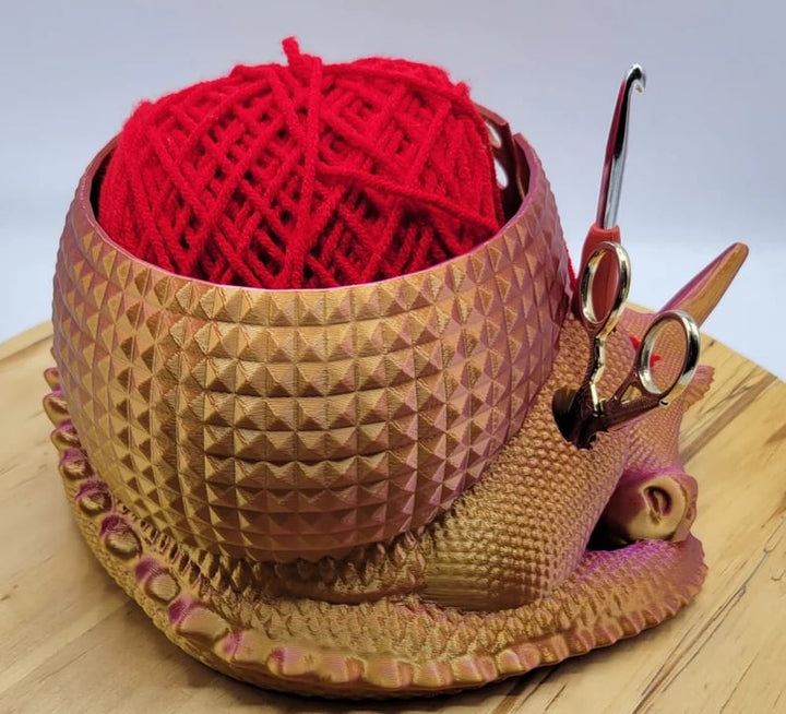 BowLift | Large Fantasy Dragon and Egg Fantasy Bowl Knitting or Crochet Bowl