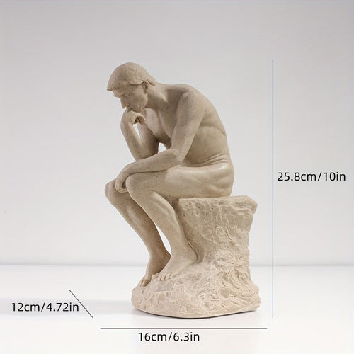 BowLift | Creative Character Sculpture, Thinker Decoration