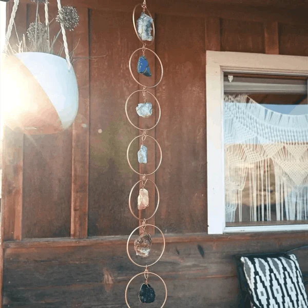 BowLift | Raw Crystal 7 Chakra Gemstone Wall Decor