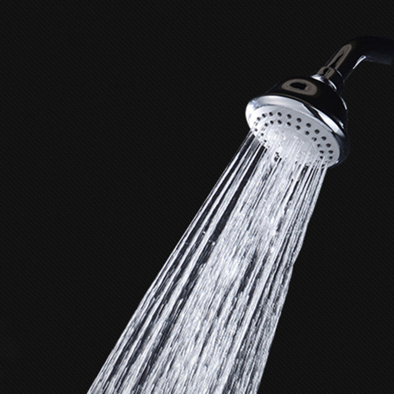 BowLift | Round shower head made of stainless steel in silver wall-mounted shower head
