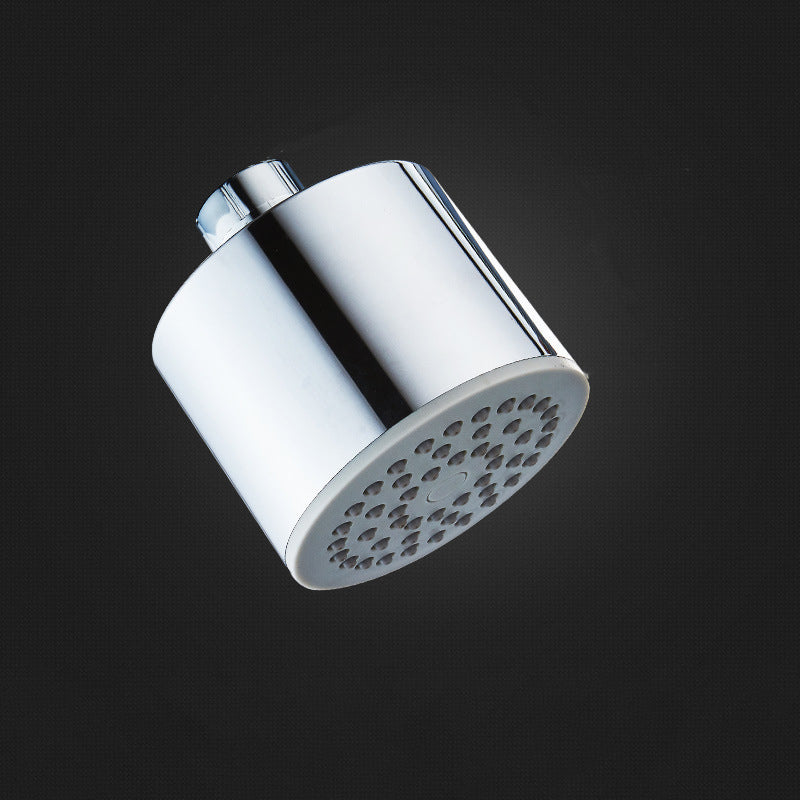 BowLift | Round shower head made of stainless steel in silver wall-mounted shower head