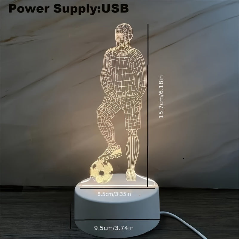 BowLift | Soccer Player 3D Lamp – For a sporty atmosphere