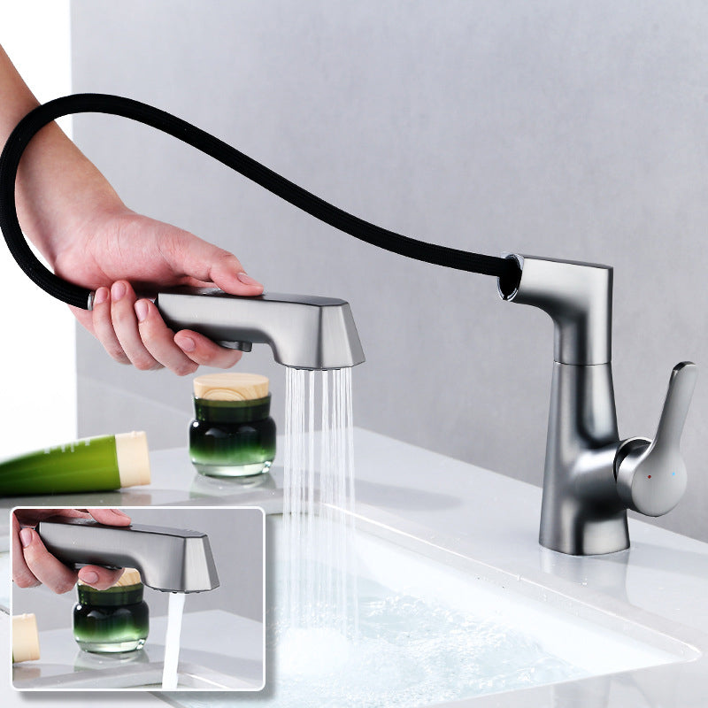 BowLift | Modern Faucet Solid Copper Centerset Bathroom Faucet