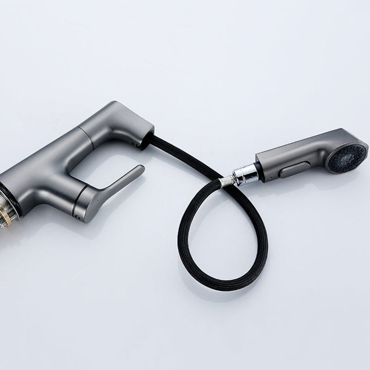 BowLift | Modern Faucet Solid Copper Centerset Bathroom Faucet