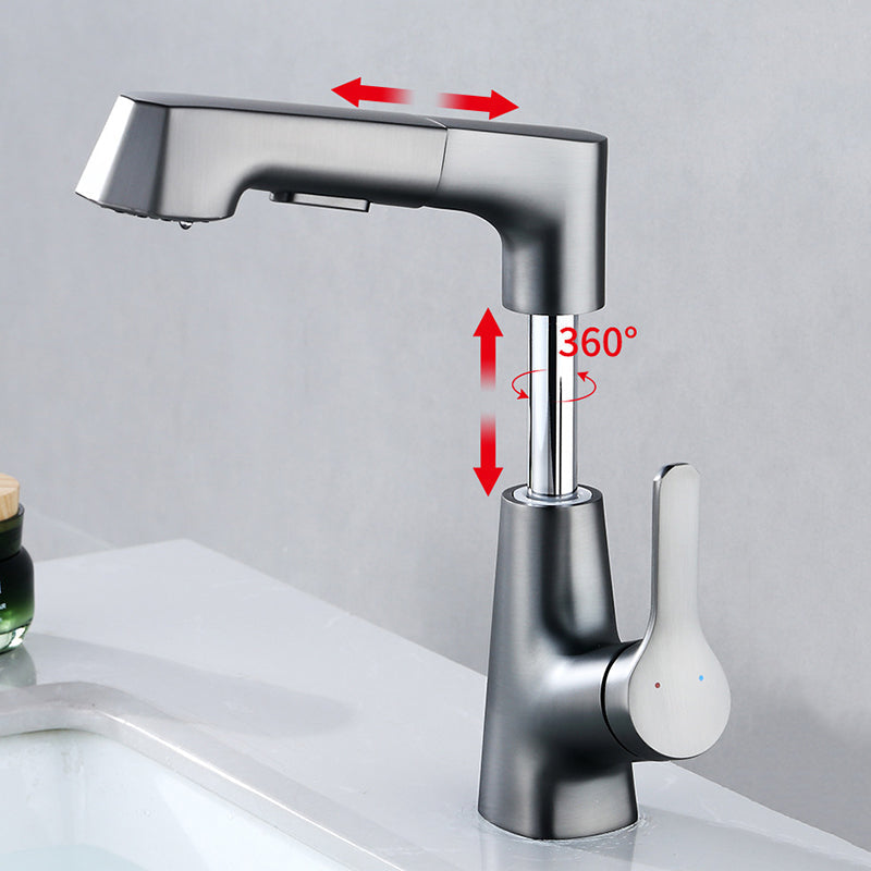 BowLift | Modern Faucet Solid Copper Centerset Bathroom Faucet
