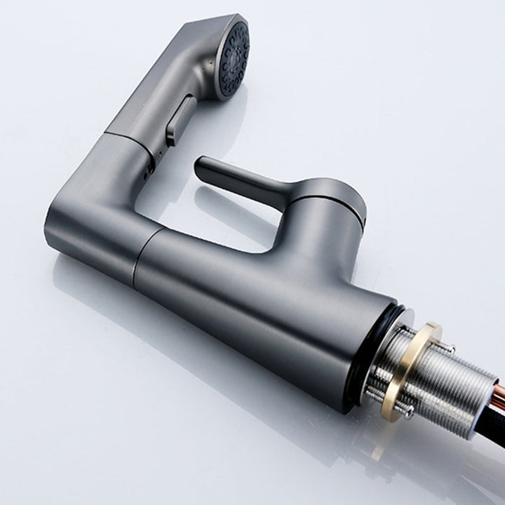BowLift | Modern Faucet Solid Copper Centerset Bathroom Faucet