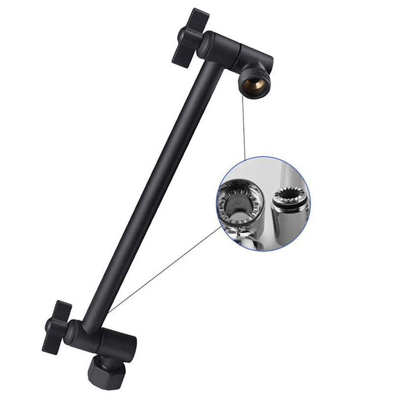 BowLift | Stainless Steel Fixed Shower Head Rainfall Wall Mounted Shower Head with Extension Arm