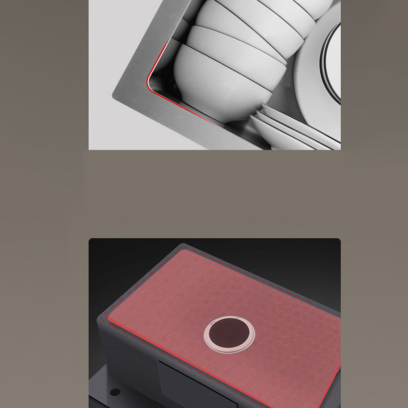 BowLift | Contemporary Style Kitchen Sink Stainless Steel Colorfast Built-in Sink