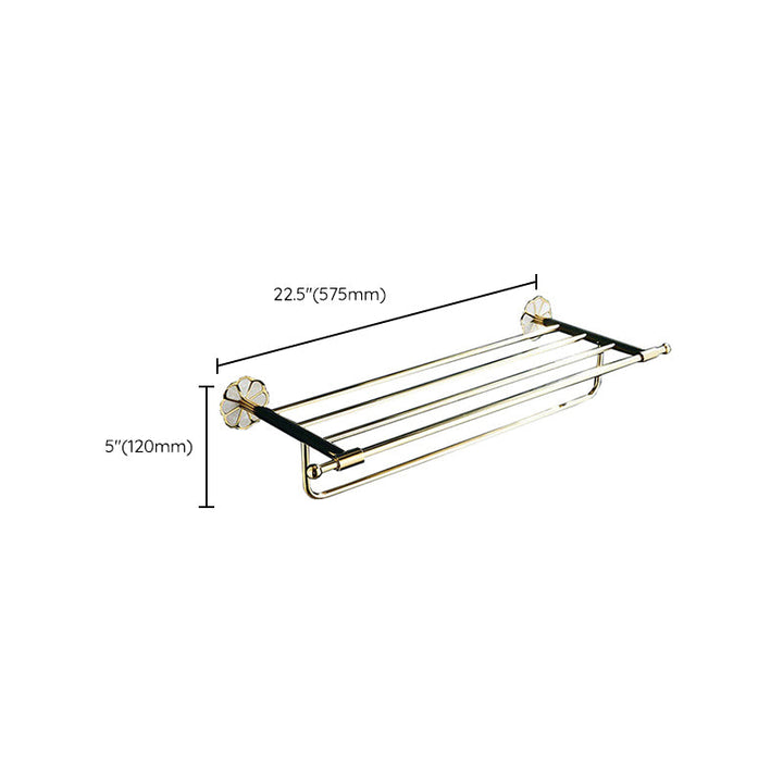 BowLift | Metal Simple Bathroom Accessories as a Single Piece or in a Set in Gold